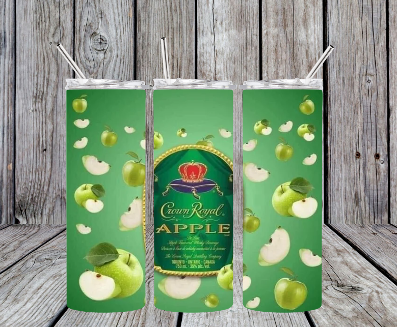 Crown royal apple with apples