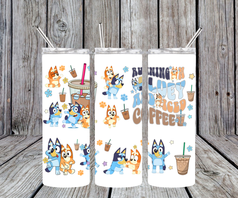 Running on bluey and iced coffee