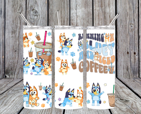 Running on bluey and iced coffee