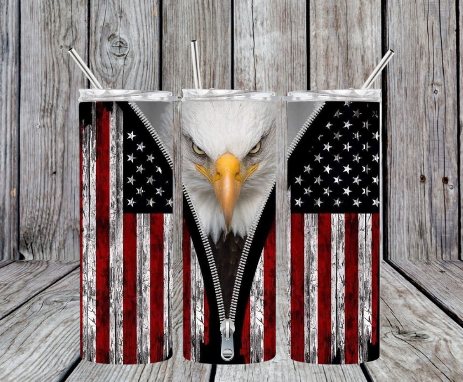 zipper eagle flag