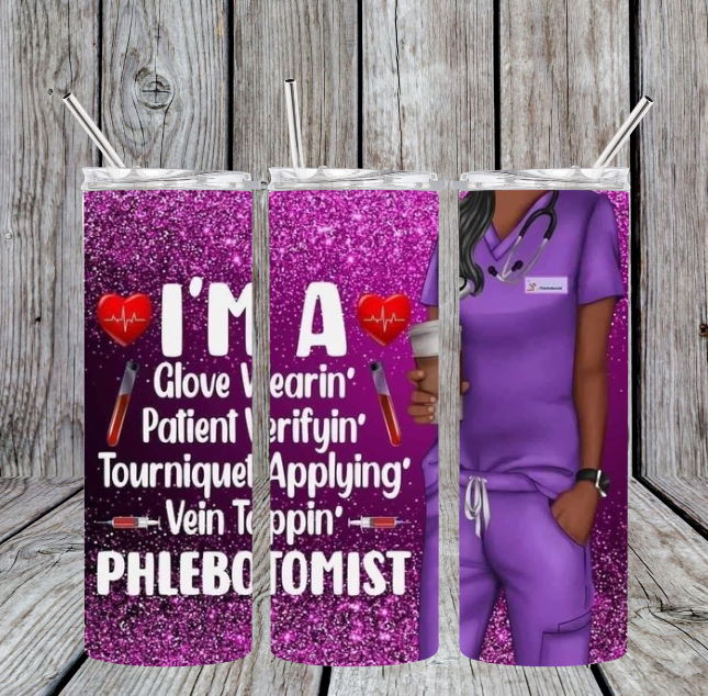 I'm a glove wearin' patient verifyin' phlebotomist