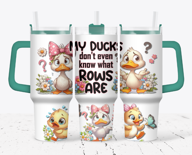 My ducks don't even know what Rows are