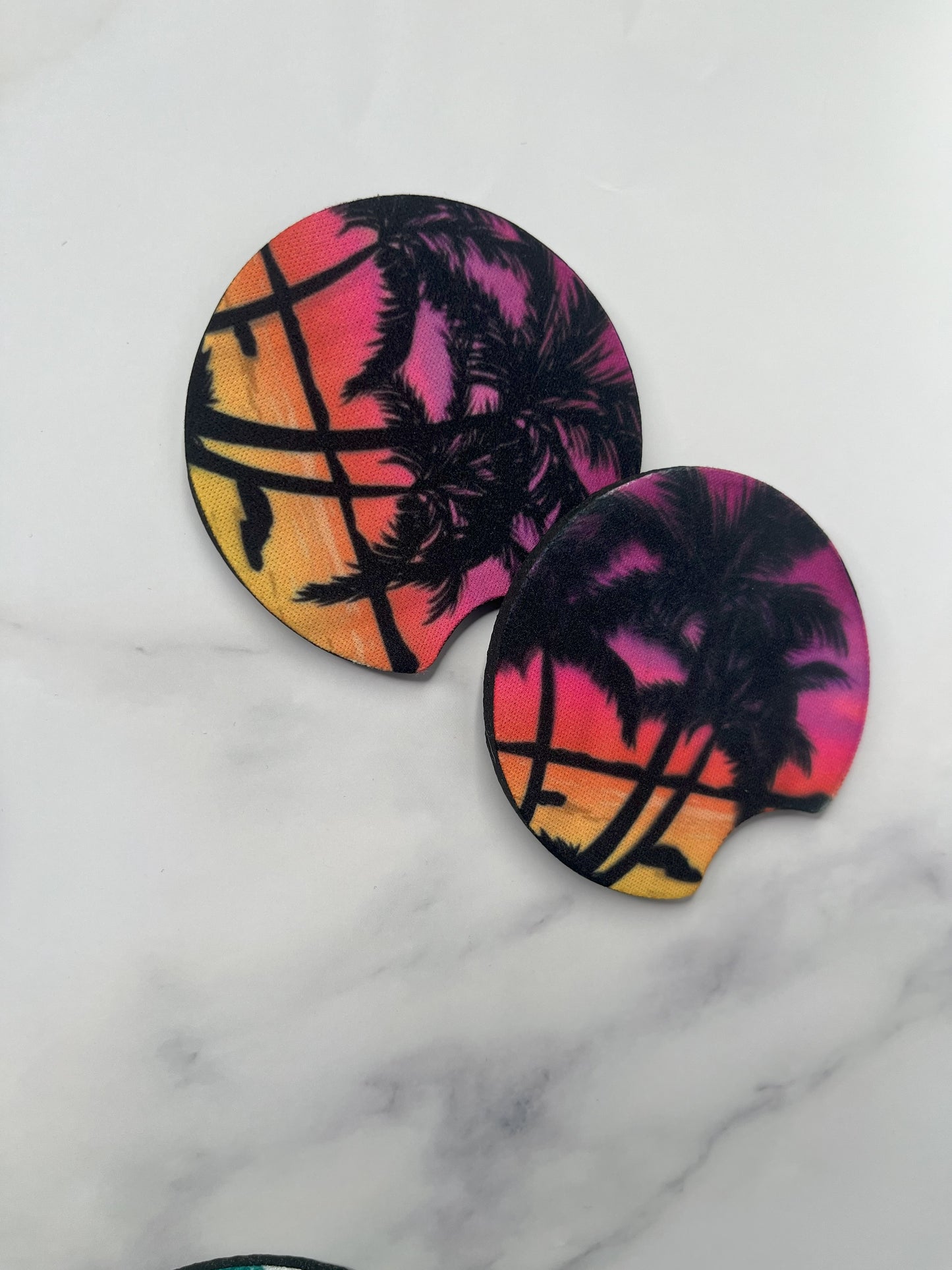 Colorful Palm Trees
