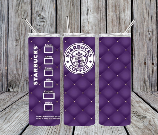 Dark purple starbucks