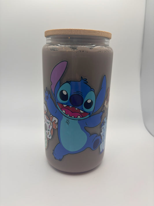 Stitch with coffee theme