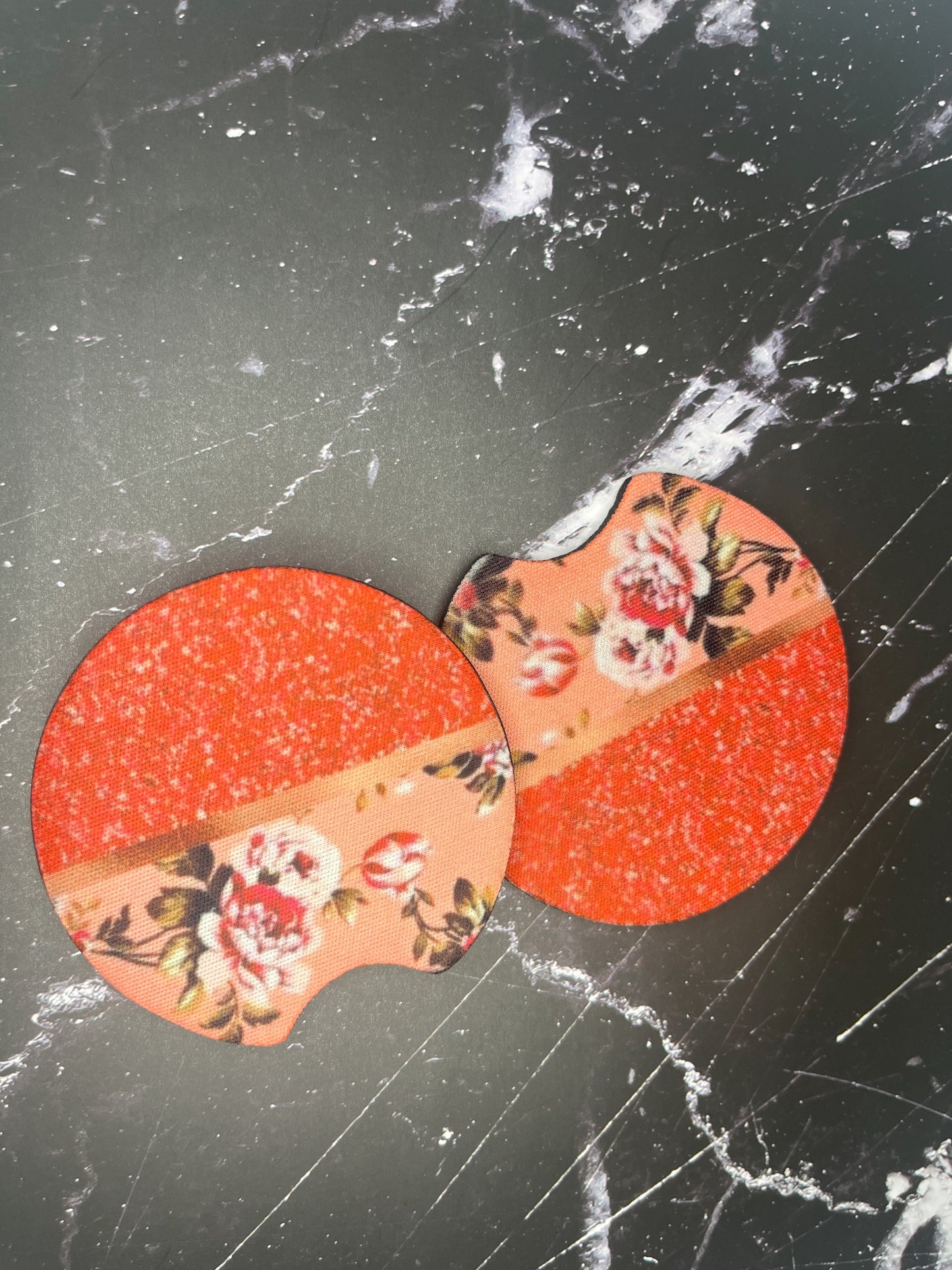 Red sparkle with roses