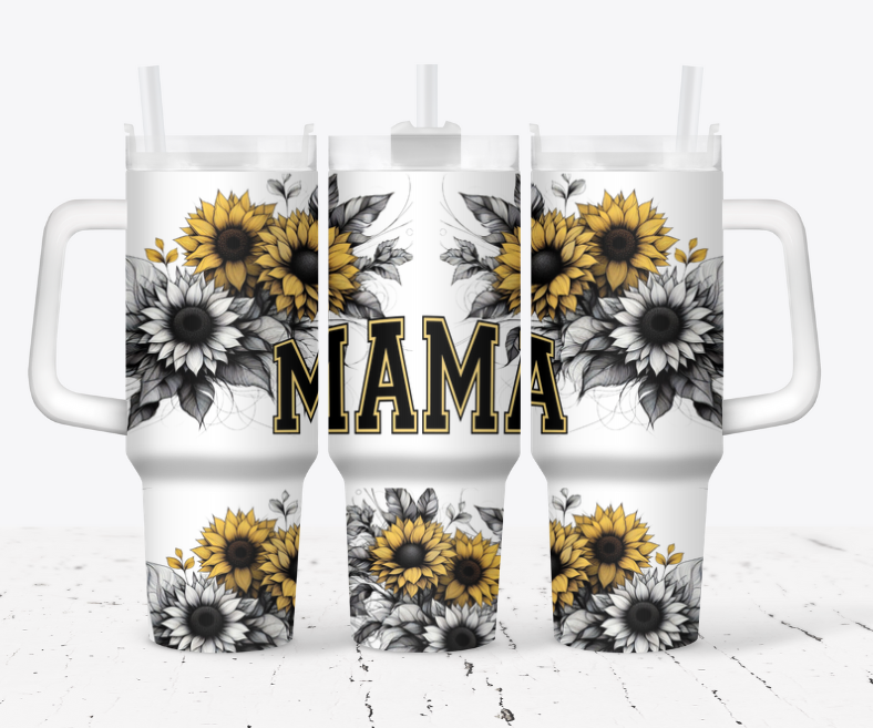 MAMA Yellow and black flowers