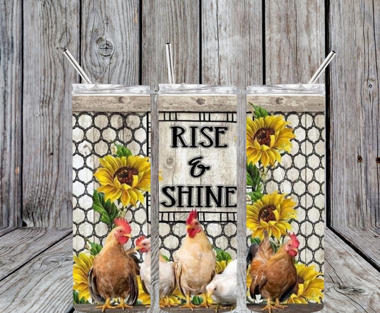 Rise and shine chicken wire