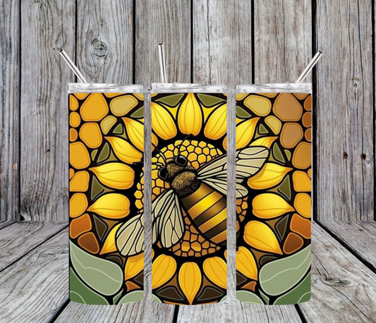 Bee Stain Glass