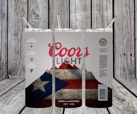 Coors light flag mountain