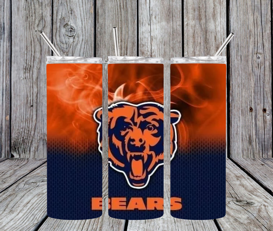 Chicago bears blue and orange split