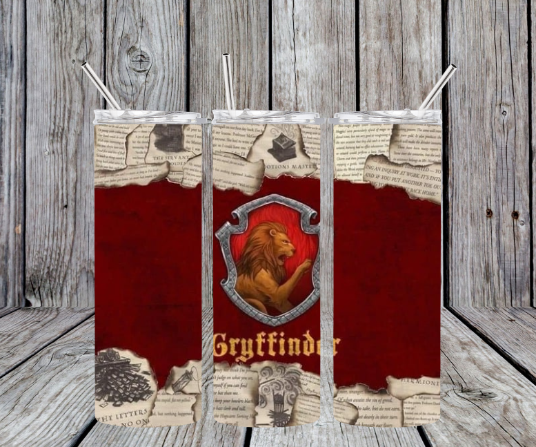 Gryffindor Red with newspaper