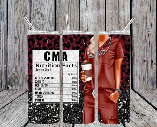 CMA Red and black sparkle