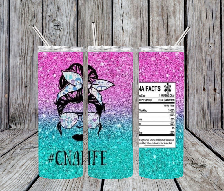 CNA Life Pink and Teal Split