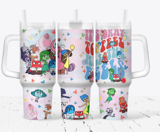 Its ok to feel all the feels Inside out 2 theme