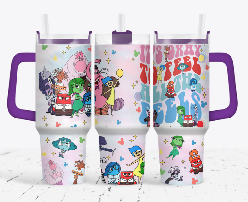 Its ok to feel all the feels Inside out 2 theme