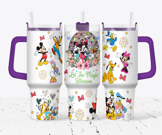 Mickey characters Let the magic blossom