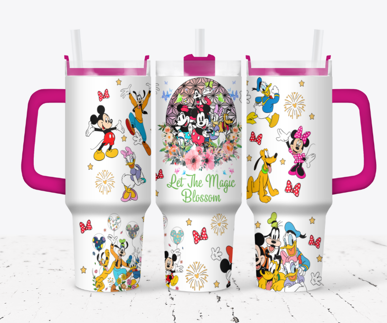 Mickey characters Let the magic blossom