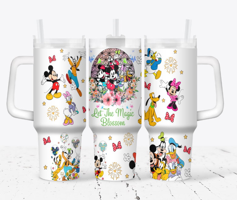 Mickey characters Let the magic blossom