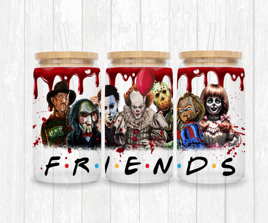 Red blood drip FRIENDS killers