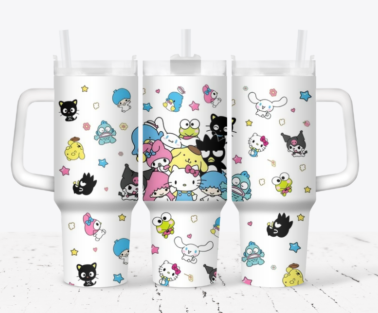 Hello kitty and kuromi characters