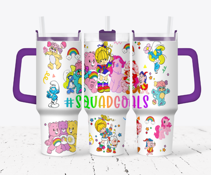 Squad goals care bear, strawberry shortcake and more characters