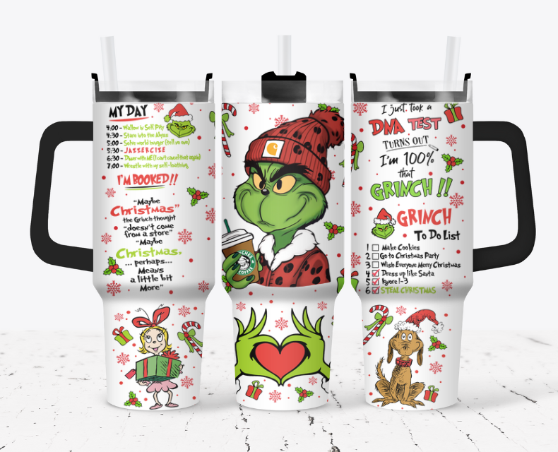 Grinch with a beanie