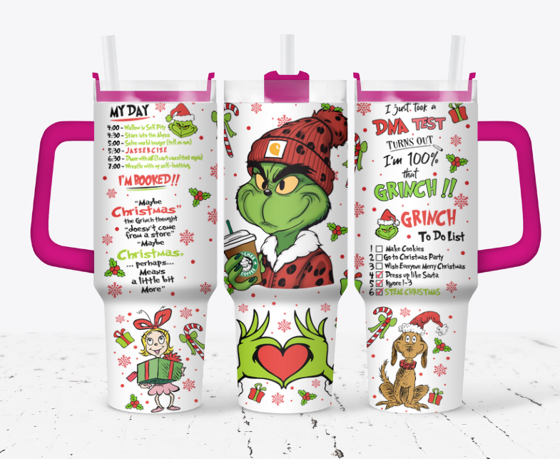 Grinch with a beanie