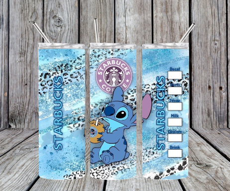 Light blue starbucks stitch