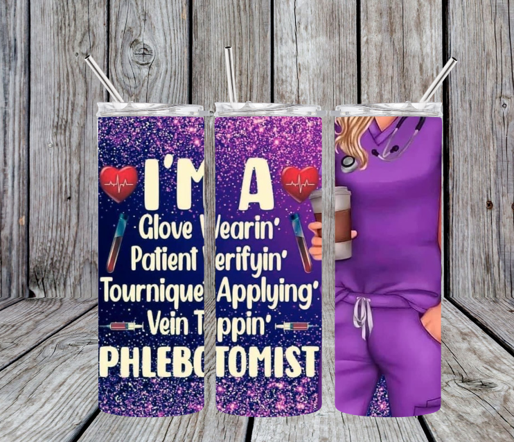 I'm a glove wearin' phlebotomist- purple