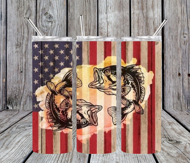 Flag fish in a circle