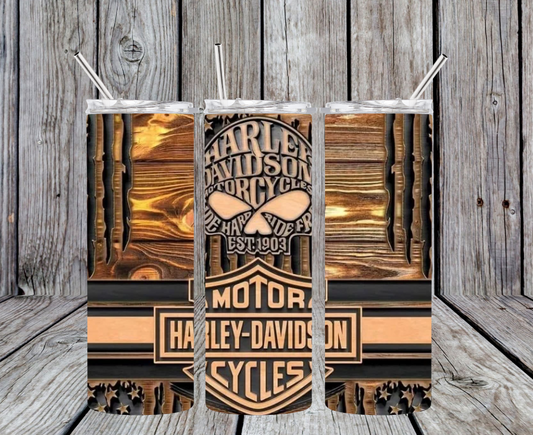 Harley Davidson Wood style