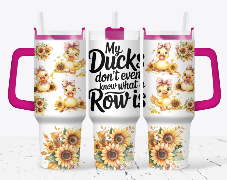 My ducks don't even know what a row is