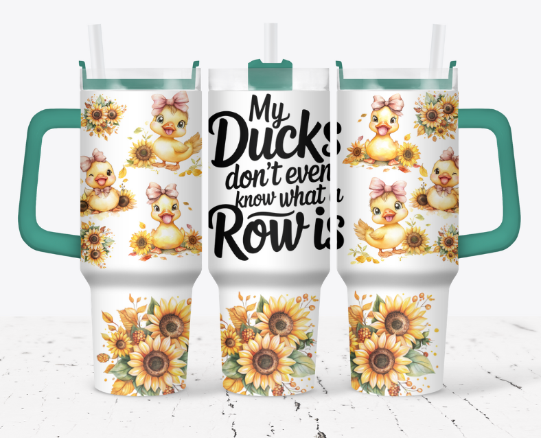 My ducks don't even know what a row is