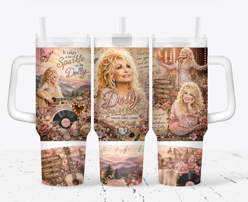 Dolly tribute tumbler