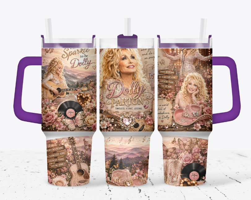 Dolly tribute tumbler