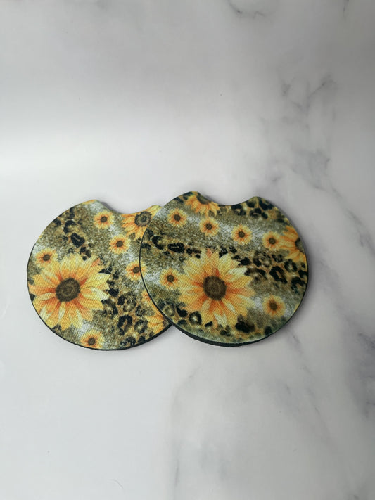 Sunflower gold sparkled cheetah