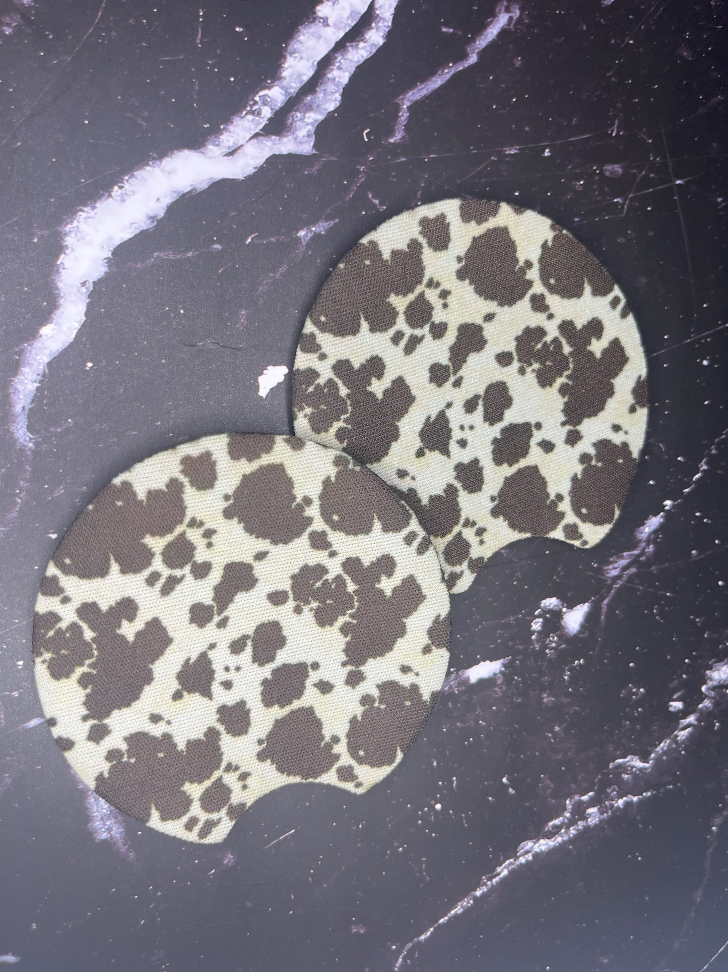 Tan Cow print