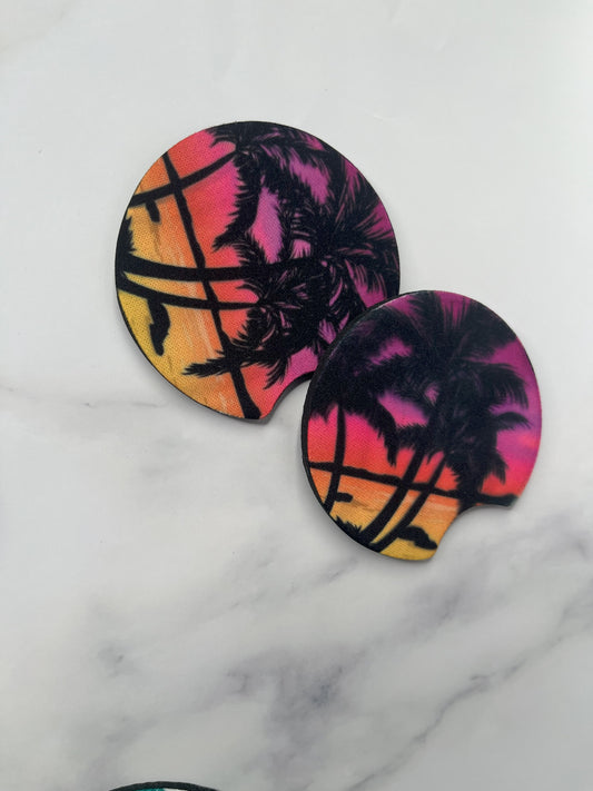Colorful Palm Trees